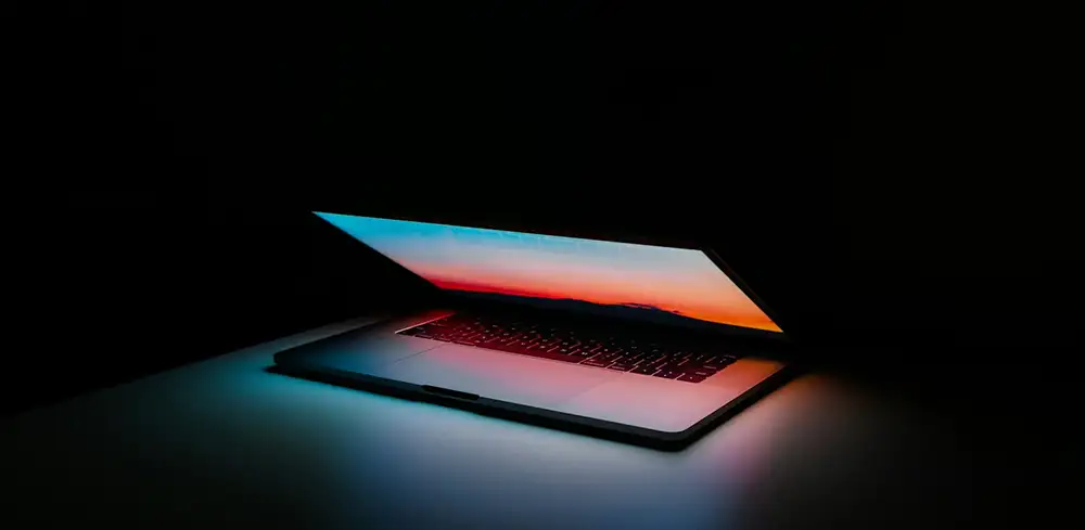 Open laptop