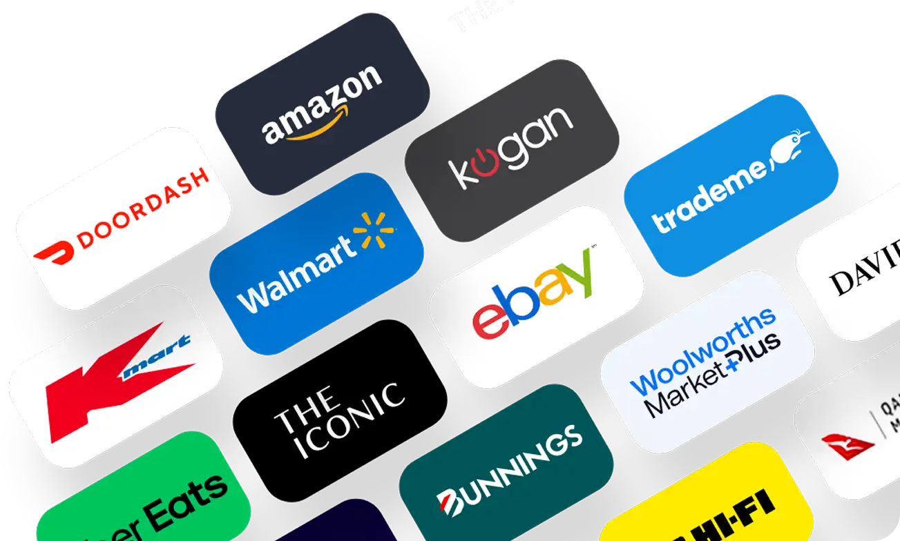 background with logos